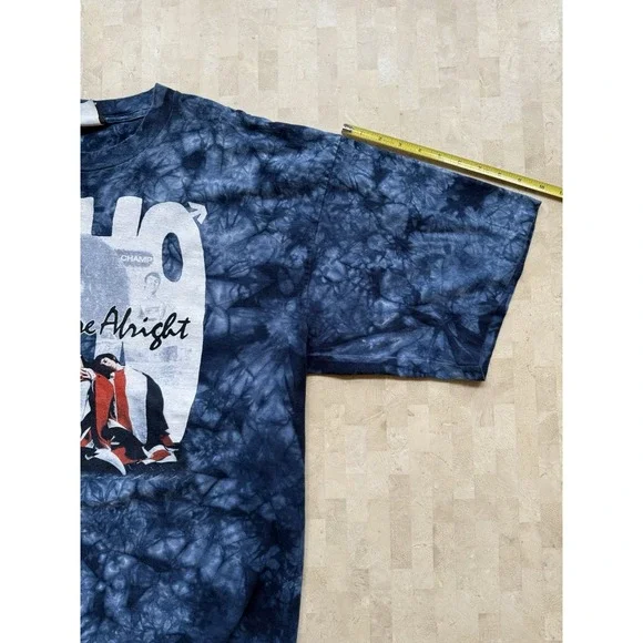 Vintage The Who Mens T-Shirt Size XXL Liquid Blue Tie Dye The Kids Are Alright